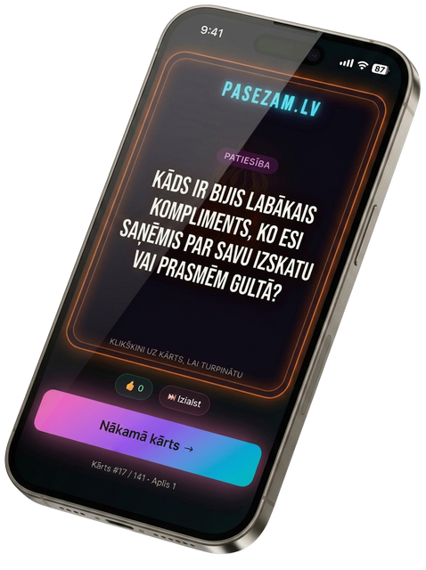 Pasezam.lv app telefonā